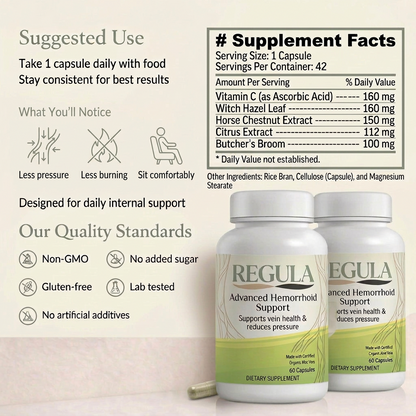 Regula Advanced Hemroid Formula
