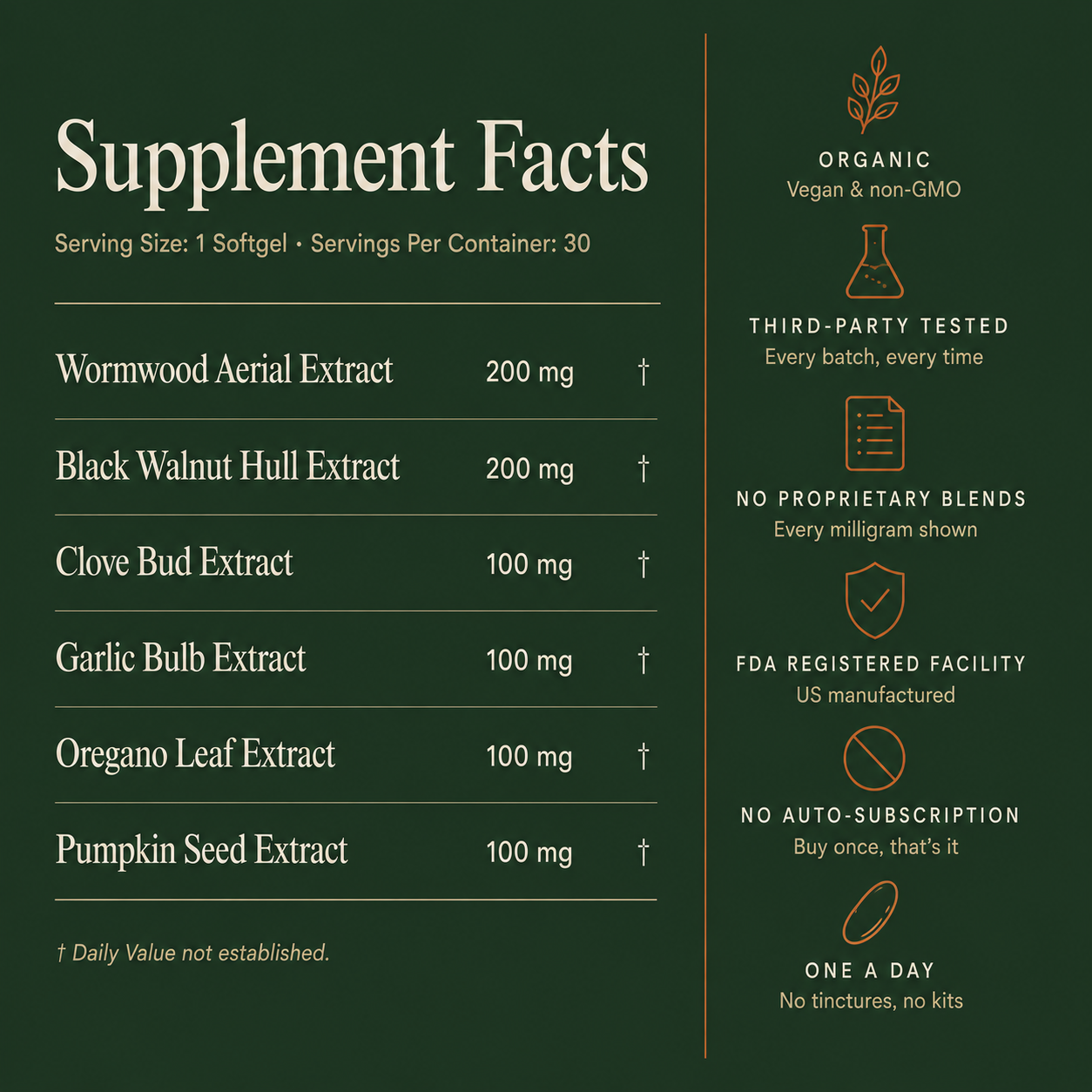Regula Black Walnut Formula